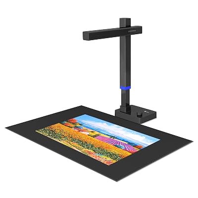 CZUR Shine Ultra Pro 24MP Document Scanner, USB Book Scanner, Portable Document Camera, A3 Large Format Book Scanner, Adjustable Height, Max DPI 440, for Windows & Mac