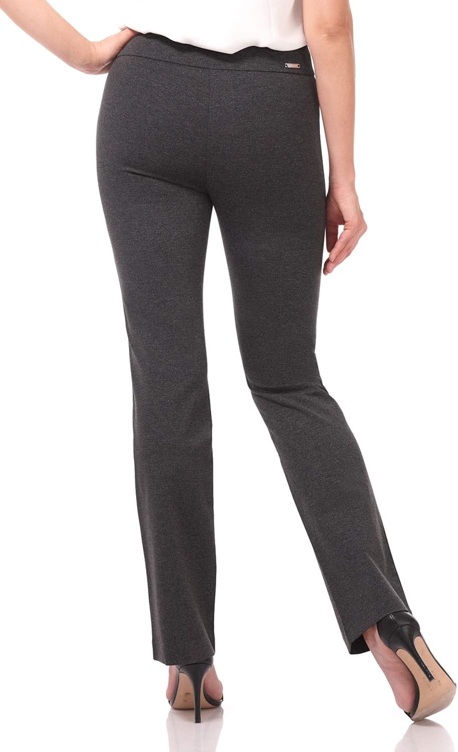 Rekucci Women's All-Season Cooling-Knit Bootcut Pant with Tummy Control at  Women’s Clothing store