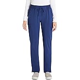 Scrubstar Women Straight Leg Scrub Pants Soft Stretch Drawstring Medical Uniform Bottom with Cargo Pockets Women Scrub Pant