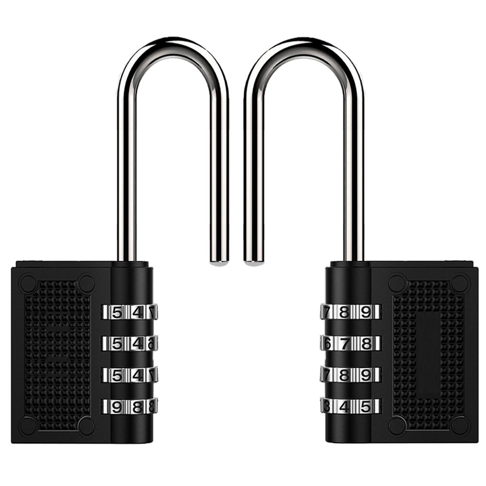 HAOYUNTE Long Shackle Padlocks 4 Digit Combination Lock, Fully