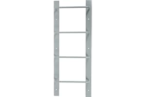 Redi-Exit Fire Escape Ladder – Ladders for Egress Basement Window Well Covers Outside, Small Ladder for Fire Emergency Home Safety, Ladder for Egress Window Steel