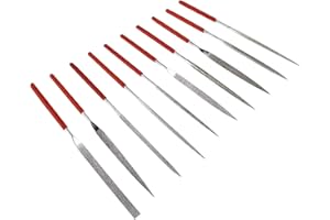 10Pcs Mini Diamond Needle File Set 6 Inch Total Length 150 Grit Diamond File(Usable File Length:2-3/4 Inch)……