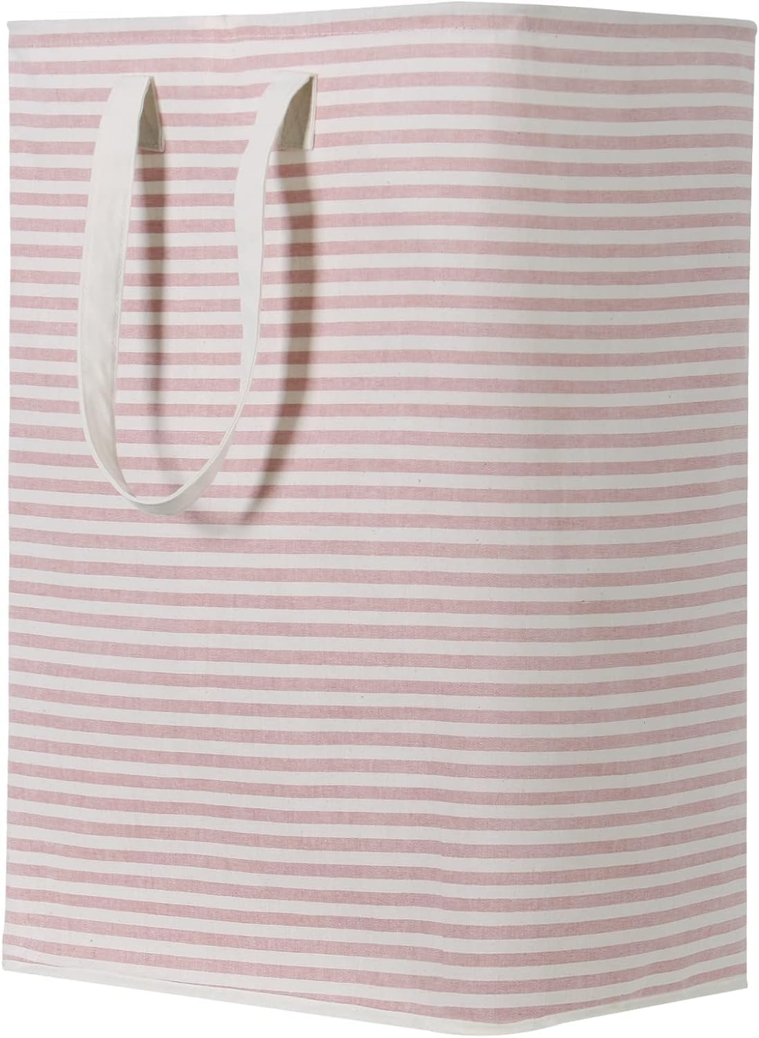 Lifewit 80L Collapsible Washing Laundry Basket Hamper, Dirty Clothes Basket Laundry Bin With Extended Handles For Storage Clothes Toys In Bedroom Bathroom, Pink