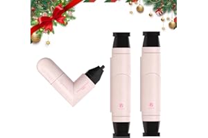 Rotatable Eyeliner Stamp Pen - Waterproof & Smudge Proof Liquid Eyeliner with Left/Right Wing Stencils, Long Lasting Foldable