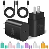 Type C Charger Fast Charging, 2Pack [10FT&amp;6FT] Long USB C Cable with 25W Phone Super Fast Charger Block Compatible with Galaxy S26+/S25 Ultra,iPhone 18/17/16/Air/Plus/Pro Max/Duo