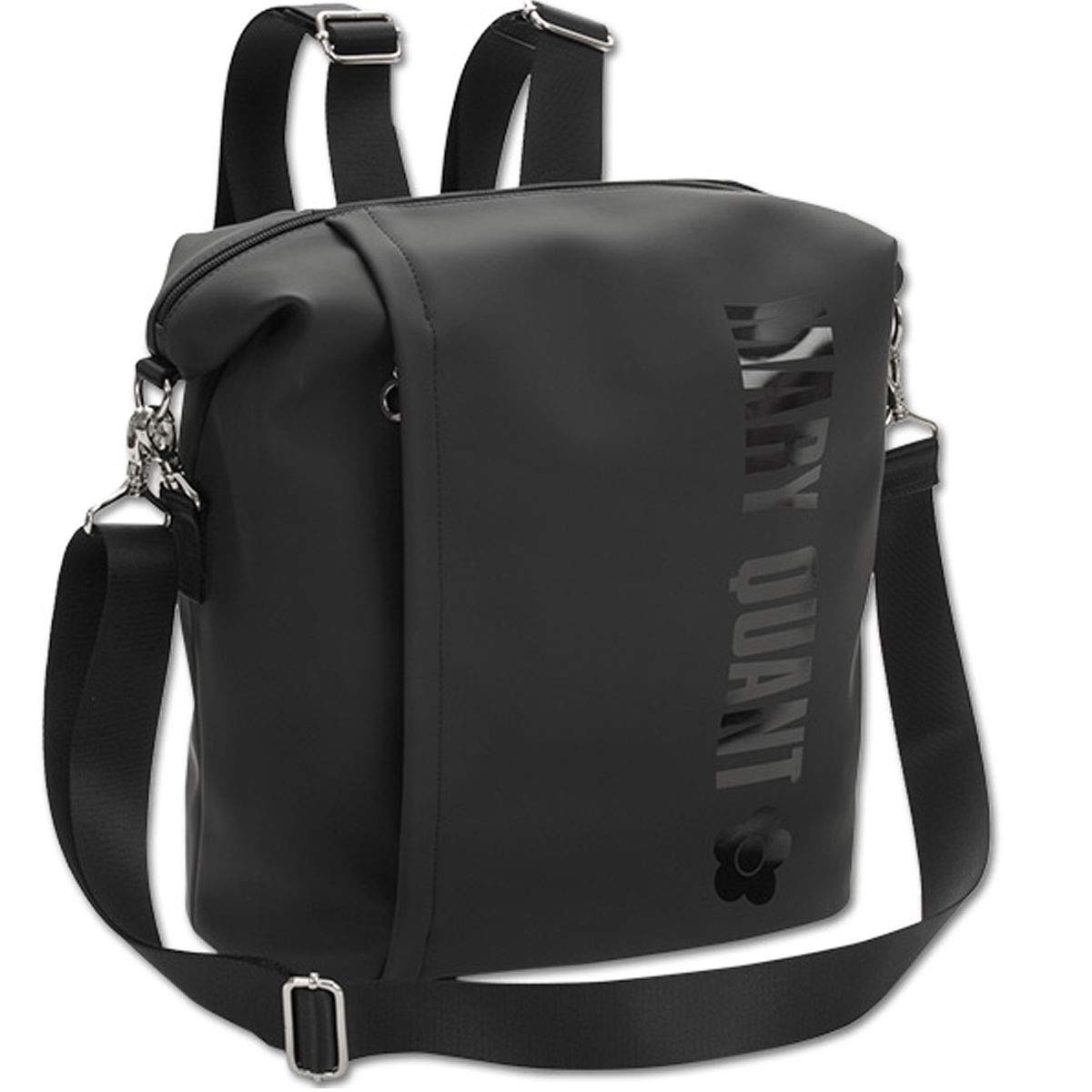 最大80 オフ 花 デイジー フラワー プリント ブラック 黒 2wayタイプ 皮 合皮 マット バックパック ショルダーバッグ マットスムース2wayリュック Quant Mary マリークワント 柄 B07pfv25hr カバン 鞄 レディース Wwmp Org Za