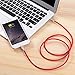 Lightning Cable, Sheepam 2Pack 6FT iPhone Charger Cable Data Sync and Fast Charging Cord Compatible with iPhone X/8/7/7 Plus/6s/6s Plus/6/6 Plus/5/5S/5C/SE/iPad and iPod -Red