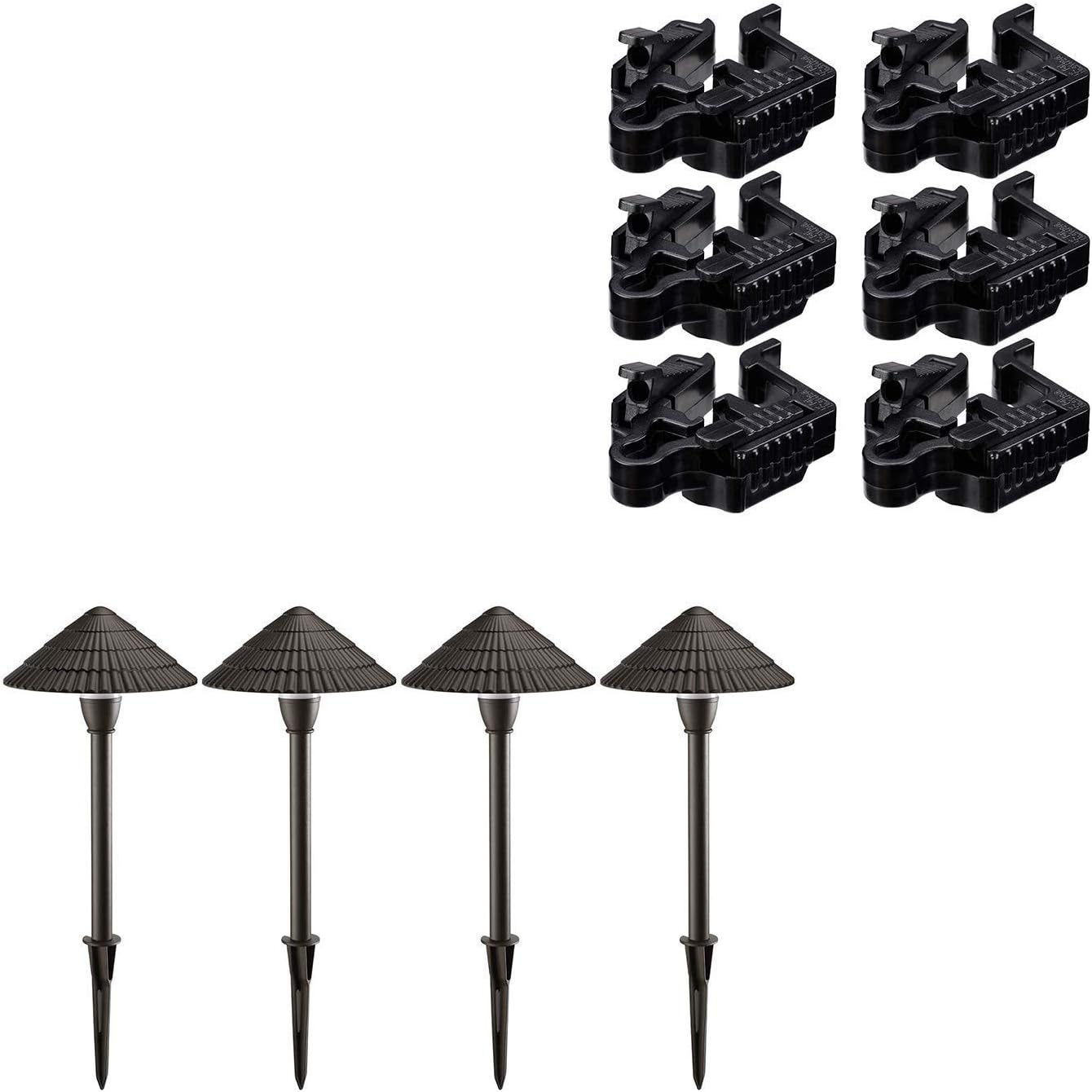 LEONLITE 3W LED Landscape Lighting Bundle Wire Connectors