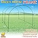 Strong Camel Greenhouse Replacement Frame for 10'X7'X6' Larger Hot Garden House , Support Arch Frame Climbing Plants/Flowers/Vegetables (10'X7'X6')