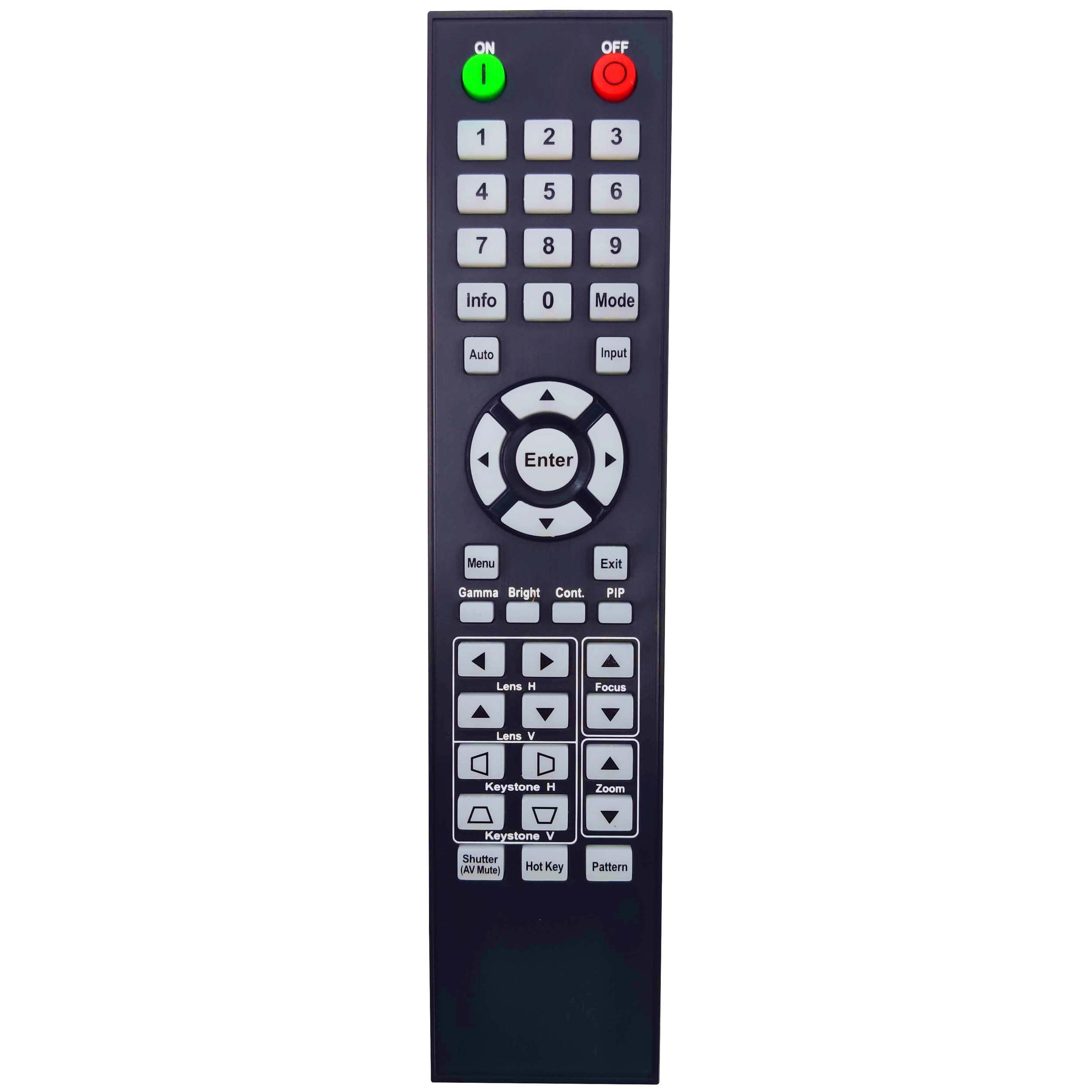 Leankle Remote Controller BR-3074W for Optoma Projectors WU1500, ZK1050, ZK750, ZU1050, ZU650+, ZU660, ZU660, ZU750, ZU850, ZU860