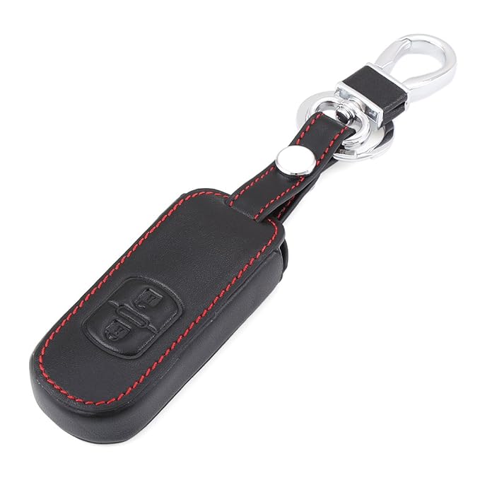 Leather Car Remote Key Holder Case Cover 2 Button Amazon.co.uk Car