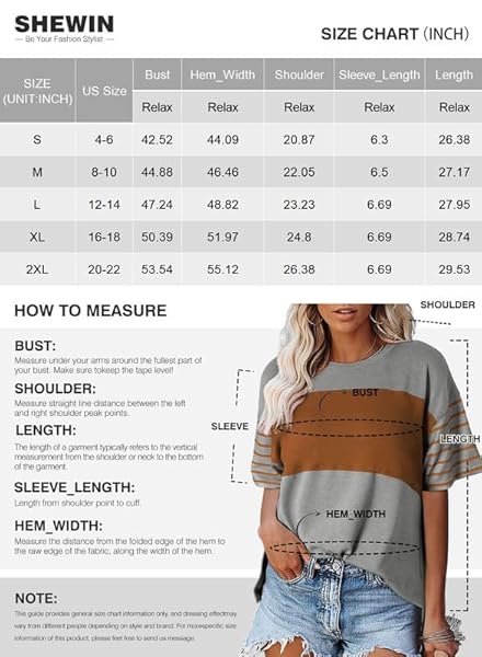 SHEWIN WOMENS T SHIRTS 2025 CASUAL SUMMER SHORT SLEEVE SHIRTS LOOSE CREWNECK TEE SIDE SPLIT CUTE TOPS OVERSIZED TSHIRTS FOR WOMEN LIGHT GREEN ORANGE XL