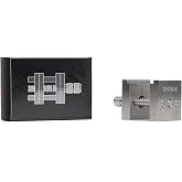 DSPIAE Stainless Steel Precision Mini Vise Grip Width 0.88inch - 0.22inch for Miniature Soldier Fixed Parts Model Tools (AT-MV)