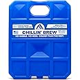 Arctic Ice Chillin' Brew Series Long Lasting Reusable Ice Pack - Freezes at 28° Fahrenheit - Designed to Keep Beverages Colder Than Ice