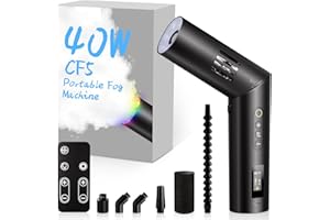 COLBOR Portable Fog Machine 40W with Remote Control, CF5 Mini Handheld Smoke Machine for Photography, Small Fogger Haze Maker