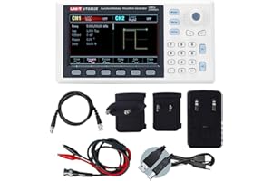 UNI-T UTG932E Function Generator Arbitrary Waveform 60 MHz Dual-Channel 200MSa/s 14 Bits Frequency Meter with USA Power Adapter USB Cable Power Cord(UTG932E 30 MHz 2ch)