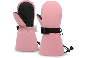 Sarfel Toddler Mittens Waterproof Toddler Snow Mittens Kids Ski Gloves Baby Winter Mitten Kids Snow Gloves Thinsulate 1-7Y