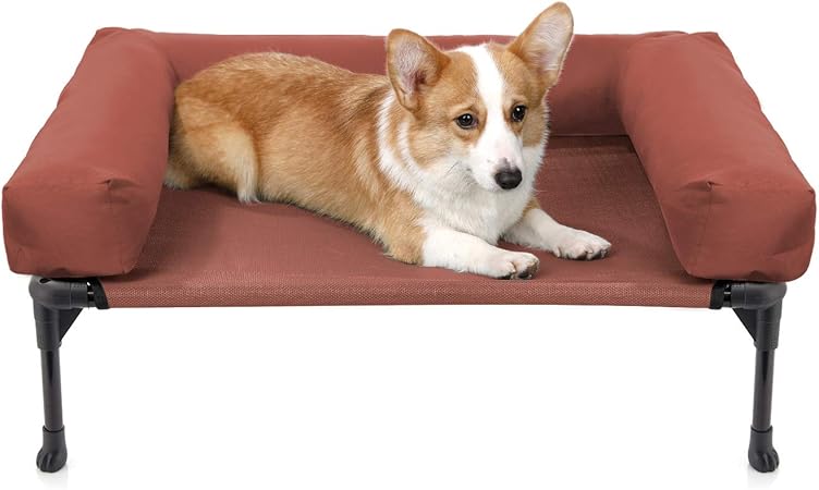 dog cot with bolster