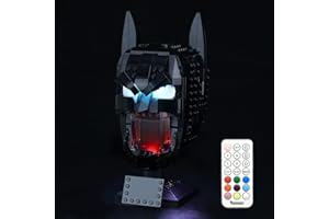 BRIKSMAX Led Lighting Kit for Batman Cowl 76182 Batman Cowl-Compatible with Lego 76182 Building Blocks Model-Not Include The Lego Set