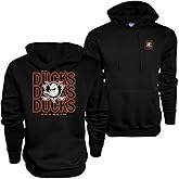 Blue 84 NHL Officially Licensed Hooded Sweatshirt Front/Back Curl Team Color