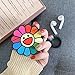 AKXOMY Compatible with Airpods Case Sun Flower, Cute Cartoon Silicone Earphone Case Cover Protective Clip Skin for AirPods 1&2 Women (Sunflower)