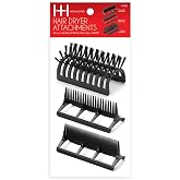 Annie Hot &amp; Hotter Hatchet Hair Dryer Attachment Set #5803 &ndash; 3-Piece Comb Kit (Exclusive Fit, Not Compatible with Other Dryers)