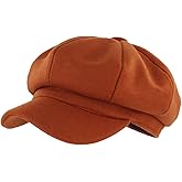 Gisdanchz Women's Wool Blend Newsboy Hat with Drawstring, Ventage Casual Style Cabbie Cap for Cold Days