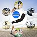 OXA Arm Sleeves UV Protection 2 Pairs, Golf Sun Protection Arm Cooling Sleeve, Sports Cooler Anti-Slip Skin Protection for Biking/Cycling/Tennis/Hiking and Outdoor Fitness Activities, Black, Medium