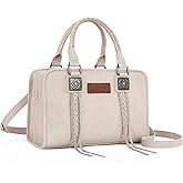 Wrangler Tote Bag for Women Crossbody Purse Fringe Western Purse Vintage Top Handle Handbags