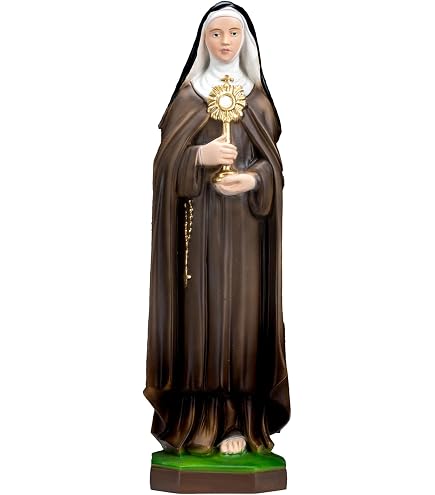 Amazon.com: Saint Clare Statue Santo Clair Estatua (12 Inches