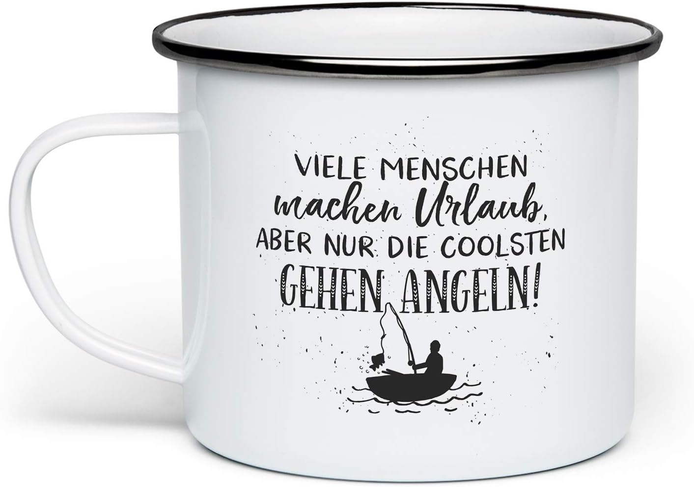 Fashionalarm EmailleTasse Viele Menschen Machen Urlaub die coolsten