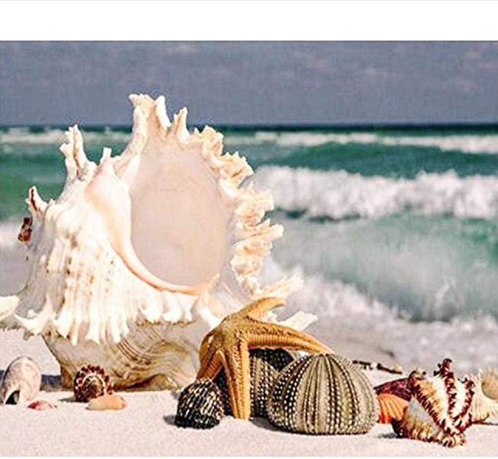 Cjdeng Jigsaw Puzzles 1000 Pieces for Adults Kids Landscape Beach Shells Wooden Puzzles Educational Games Toys for Children Animation Pairing Puzzles Gift