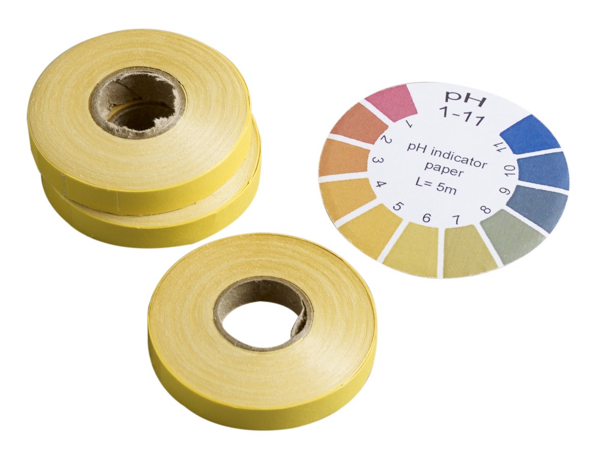 Camlab 1171260 Universal Indicator Paper Refill, pH 1-11, 3 x 5m Reel (Pack of 3)