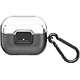 Samsung Galaxy Buds 3/Buds 3 Pro Clip Case with Carabiner, Hard Shell Earbud Protection, Secure Snap Closure, Clips to Bag, Belt Loop, US Version, GP-FPR630HICBW, Transparent