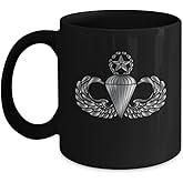 Jumpmaster Coffee Mug - Master Parachutist Badge - Airborne