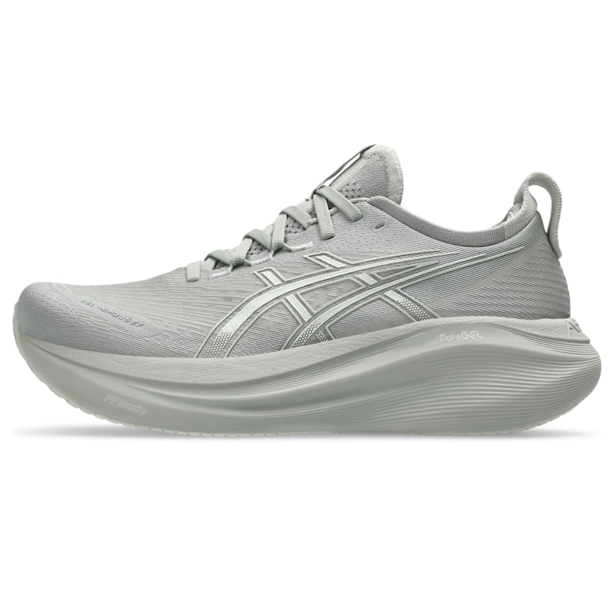 ASICS Men's Gel-Nimbus 27 Running Shoe, 13, Seal Grey/Lake Grey Image