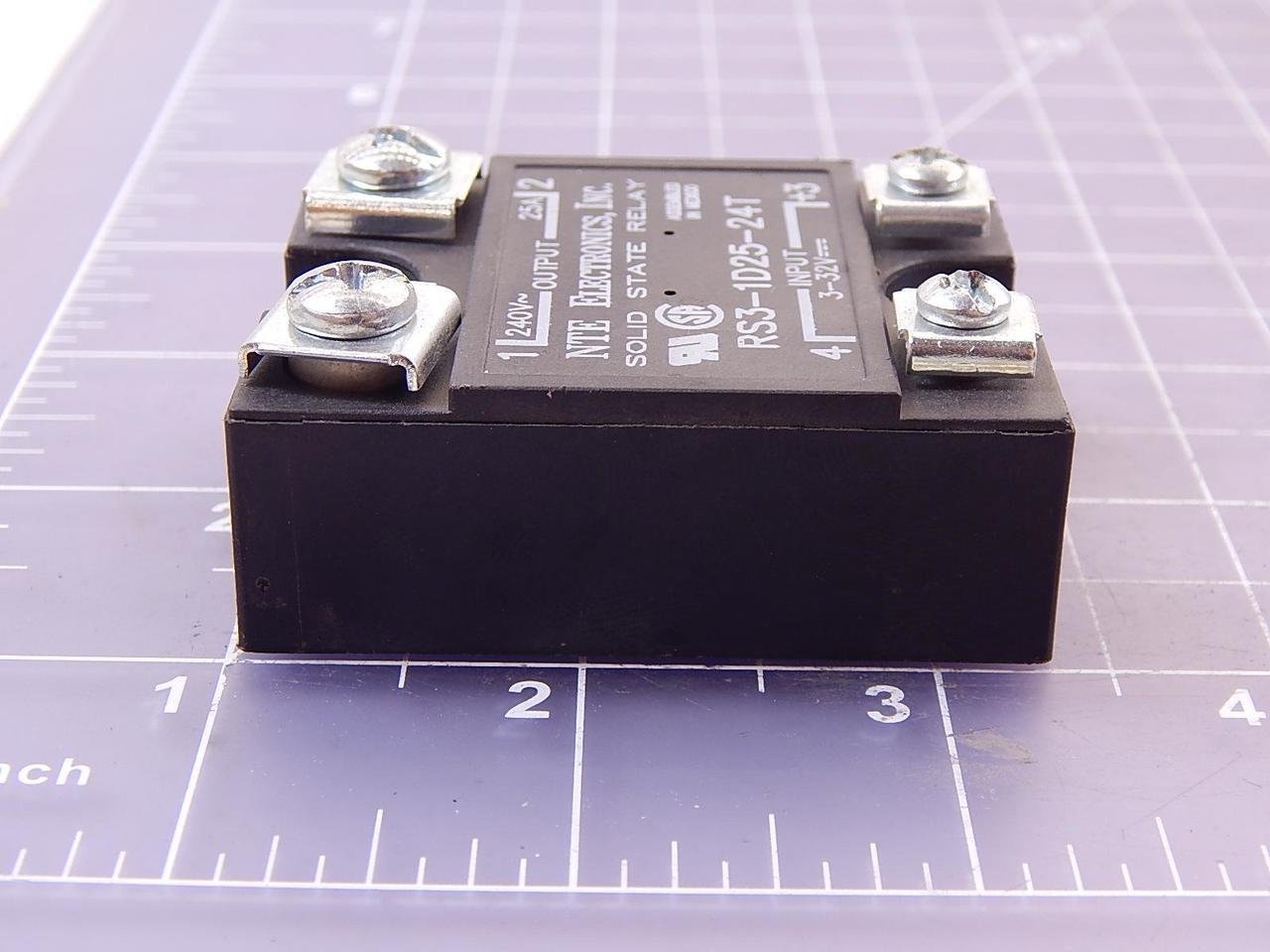 Solid State Relays 25 Amp NTE Electronics RS31D2524T Series R3 Solid
