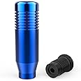 aikeec Gear Shifter Knobs and Adapter Compatible with Logitech G29 G920 G923 G27 Driving Force Stick Aluminum Weighted Shift Knob Gear Shifting Lever Handle (Blue Th8s)