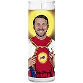 Josh Celebrity Funny Candle – Unscented Handmade Soy Wax Votive Candle – Unique Gift for Football Lovers & Buffalo Football Fans – Home Decor NY Sports Collectible