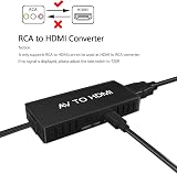 VIXLW RCA to HDMI Converter AV to HDMI 720P/1080P PAL NTSC Support view 3