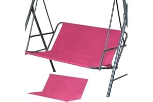 Swing Seat Replacement, 58x20x20 Inch 600D Oxford Cloth Swing Replacement Fabric Waterproof Chair Bench Cover for 2/3 Seater 