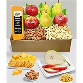 From You Flowers - Classic Fruit, Cheese, & Nut Gift Basket for Birthday, Anniversary, Get Well or Celebration
