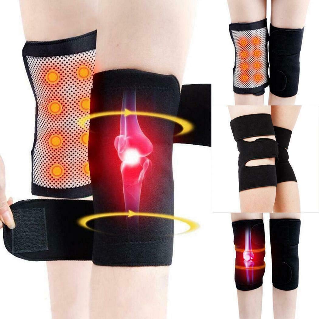 Self-Heating Kneepad, Magnetic Therapy Brace Support Self Heating Warm Tourmaline Belts, Adjustable Knee Pads Knee Support Brace Protector Arthritis Pain Relief Health Care