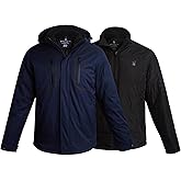 Spyder Mens Ski Jacket - 3-in-1 System Snow Waterproof Winter Jackets for Men - Mens Snowboard Jacket with Detachable Hood