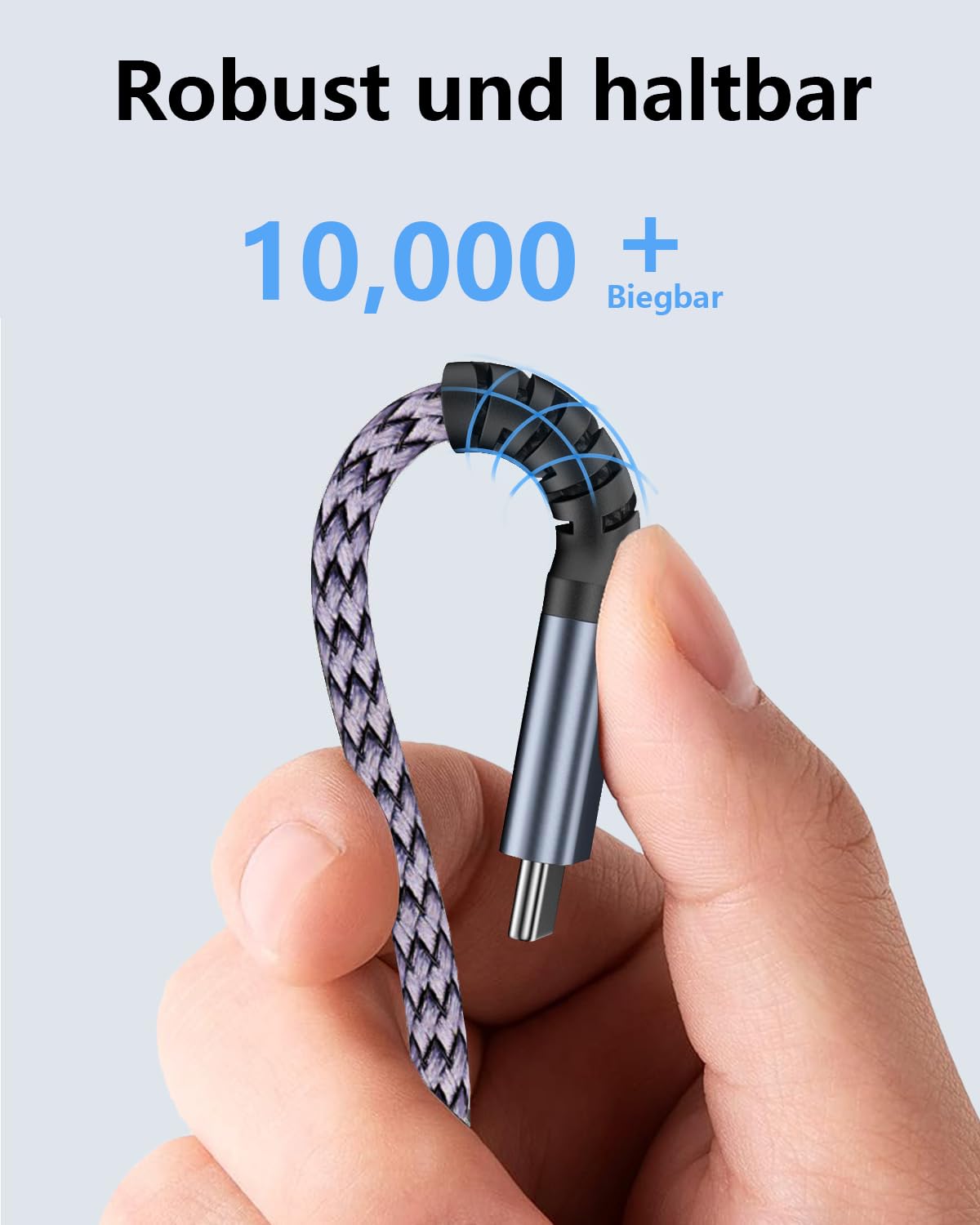 GHNTJAP USB C auf USB C Kabel 0.5M,[3 Stück] 60W USB-C Kabel PD Schnellladekabel Nylon Type C Ladekabel für iPhone 16/15,Galaxy S24 S23 S22 S21,iPad Pro,MacBook,Pixel 4