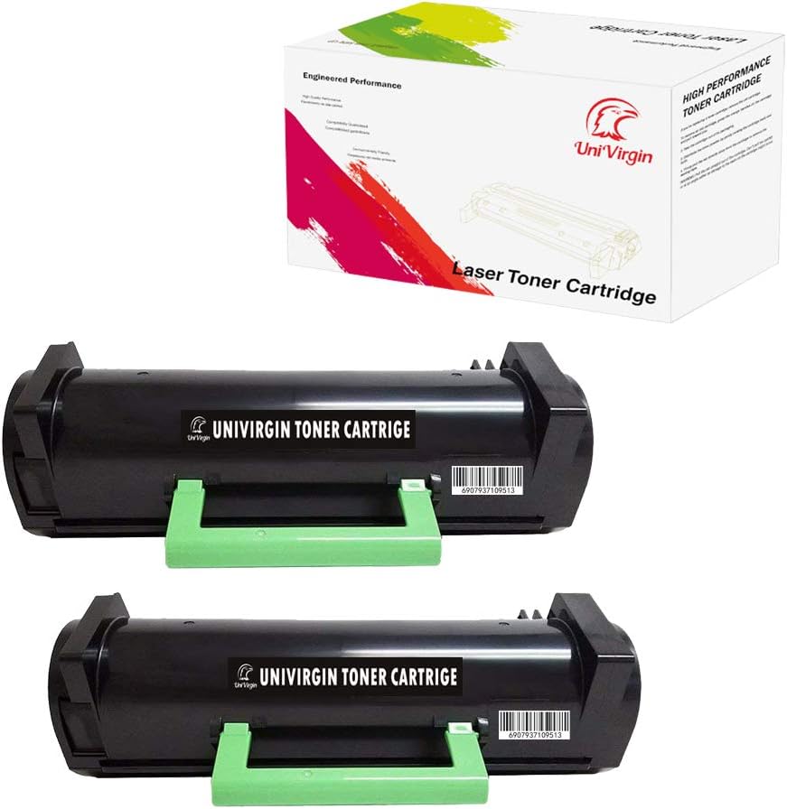 2 Pack Compatible B2360 High Yield 8500 Pages Toner Cartridge for M11XH 331-9805 Black Laser Toner fits for Dell B2360d B3460dn B2360dn B3465dnf B3465dn Printers