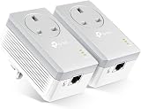 TP-Link TL- AV600 Passthrough Powerline Adapter UK Plug 100Mbps view 2