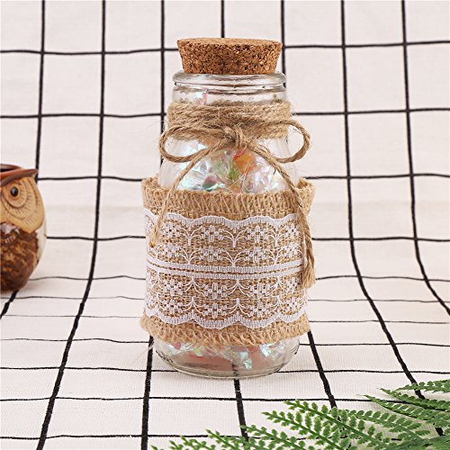 LOKIPA 328 Feet Natural Jute Twine for Arts and Crafts Jute Rope Christmas Gift Packing String for Gardening String Natural Rustic String Gift wrap Twine - Thumbnail 5
