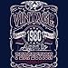 40th Birthday Gift for Men, Vintage 1985 Aged to Perfection, Navy-003-Lg
