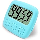 TXL Kitchen Timer with Auto Shut-Off Function, Digital Count Down/Up Stopwatch Timer for Kids Teachers Cooking Classroom, Mag